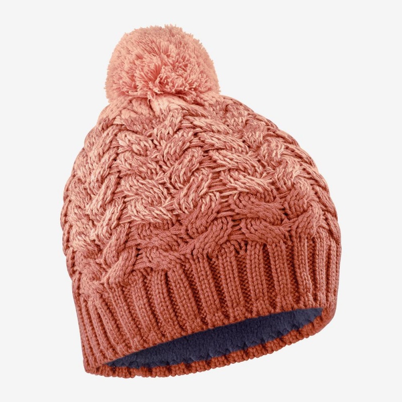 Salomon Poly Beanie Hat Herre Orange | 54137-UKCO