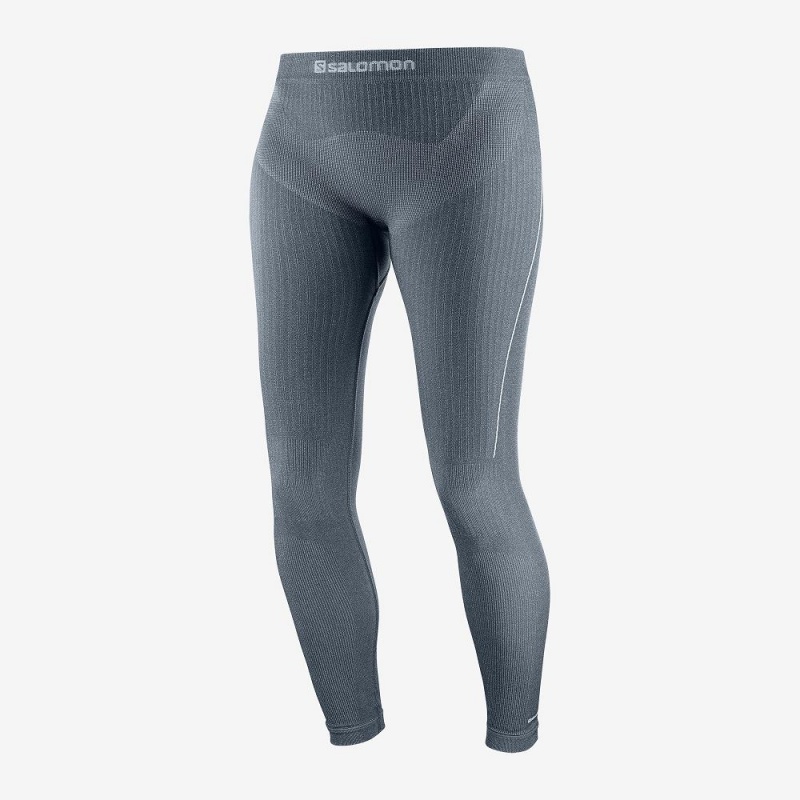 Salomon Primo Warm Tight Seamless W Tights Dame Gray | 03246-GMFR