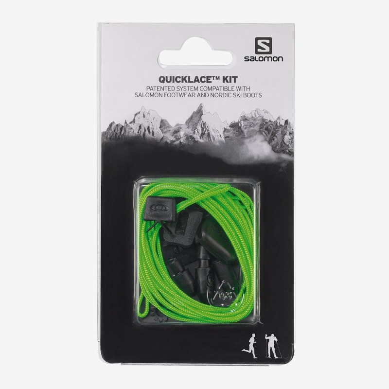 Salomon Quicklace Kit Quicklace Herre Grøn | 79135-ZSOF