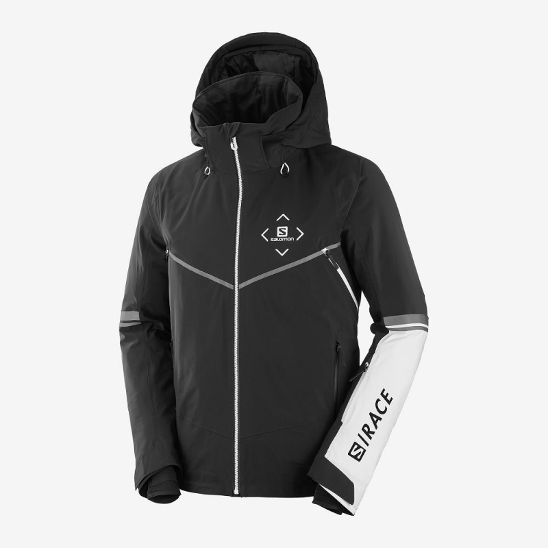 Salomon Race Jacket M Skijakker Herre Sort | 04965-TRUB