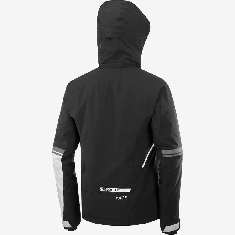 Salomon Race Jacket M Skijakker Herre Sort | 04965-TRUB