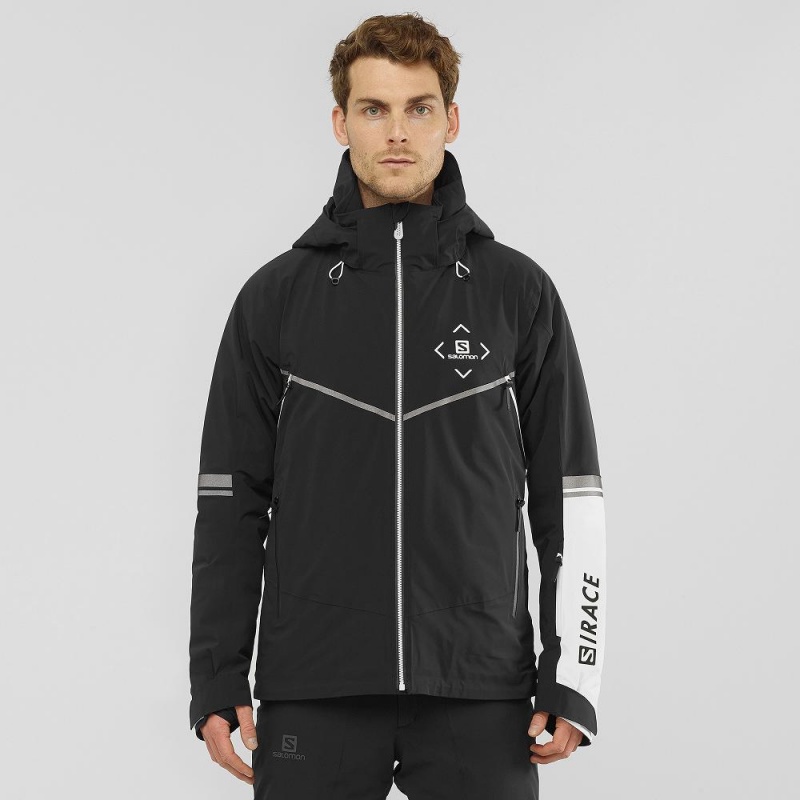 Salomon Race Jacket M Skijakker Herre Sort | 04965-TRUB