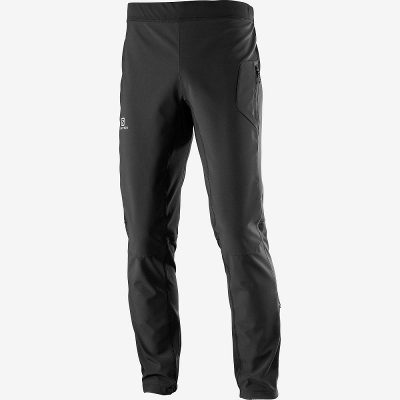 Salomon Rs Warm Softshell M Bukser Herre Sort | 57183-JSFH