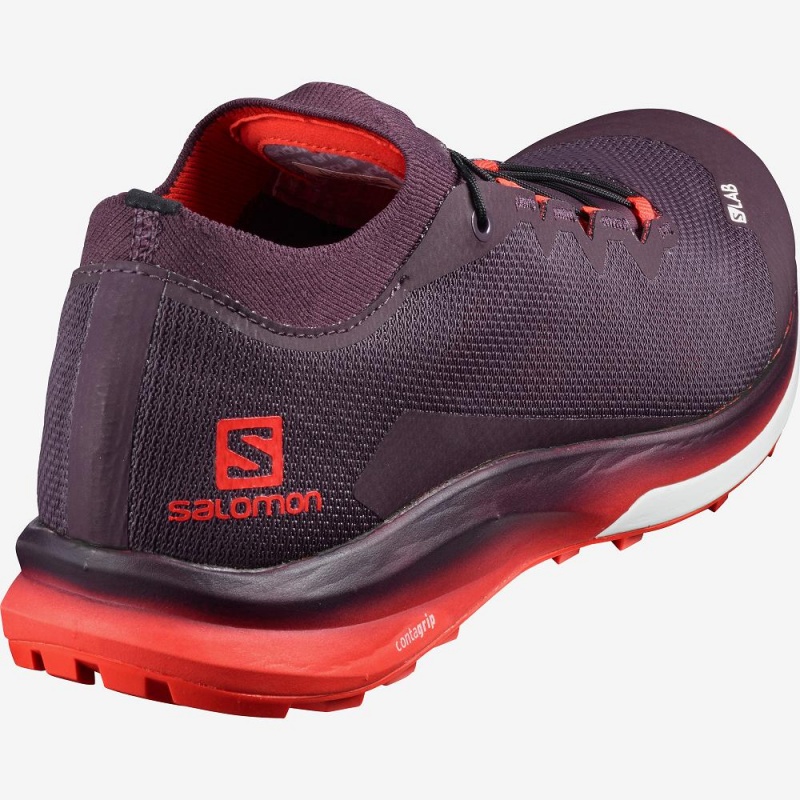 Salomon S Lab Ultra 3 Trail Løbesko Herre Rød | 72456-WTCA