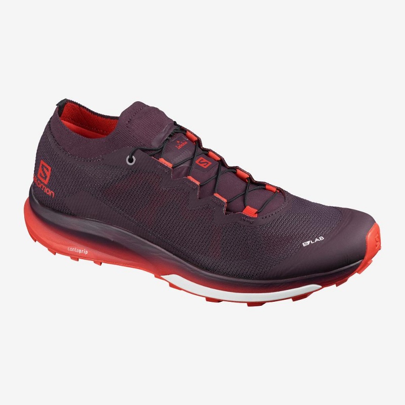 Salomon S Lab Ultra 3 Trail Løbesko Herre Rød | 72456-WTCA