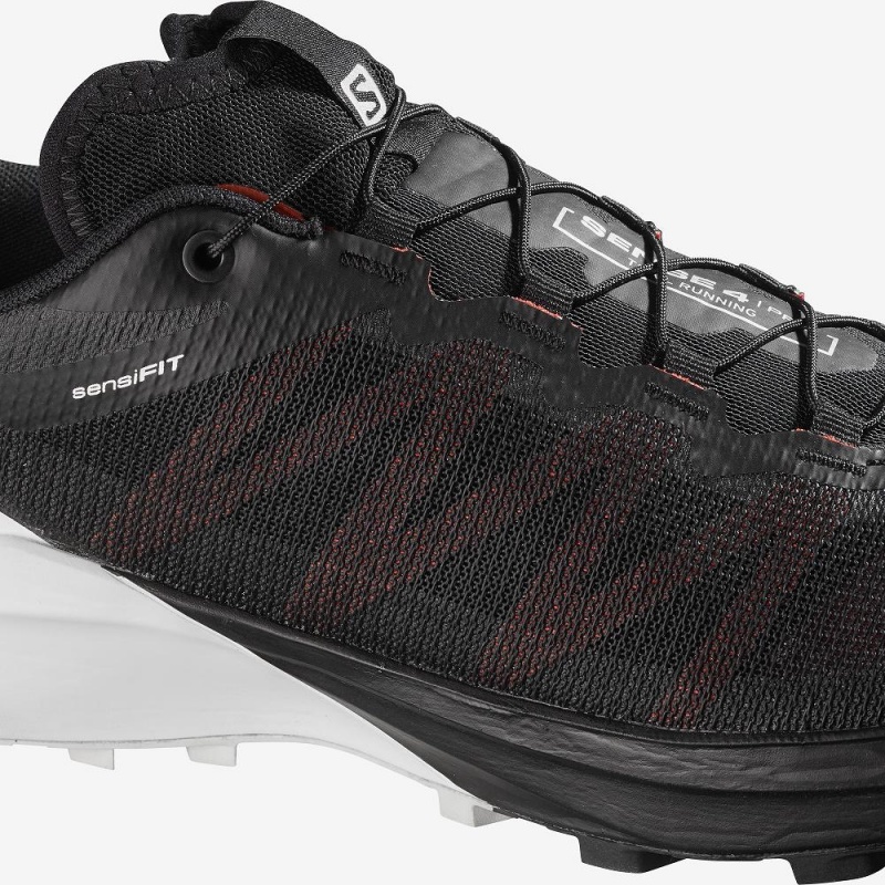 Salomon Sense Pro 4 Trail Løbesko Herre Sort | 26478-FZXS