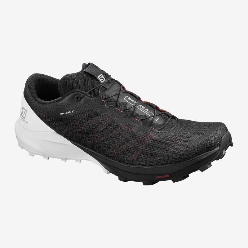 Salomon Sense Pro 4 Trail Løbesko Herre Sort | 26478-FZXS