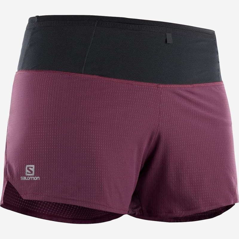 Salomon Sense Shorts Dame Lilla | 45639-KQRJ