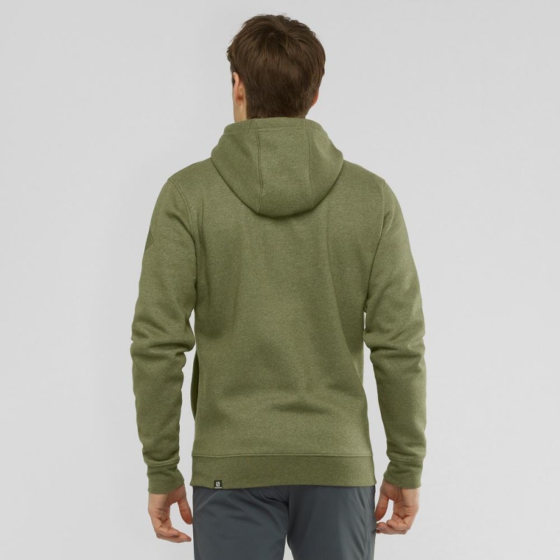 Salomon Shift Full Zip Hoodie M Løbejakke Herre Grøn | 41083-MCUB