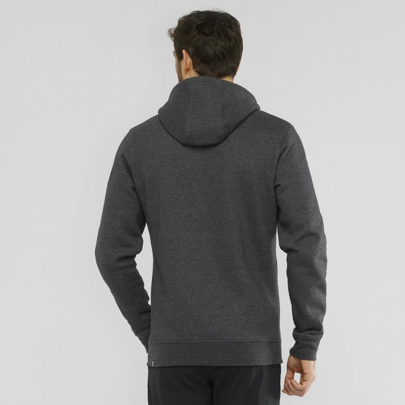 Salomon Shift Full Zip Hoodie M Løbejakke Herre Sort | 95708-XHDT