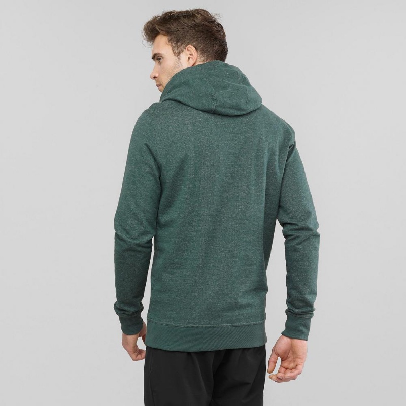 Salomon Shift Hoodie M Hættetrøje Herre Grøn | 53064-PCAM