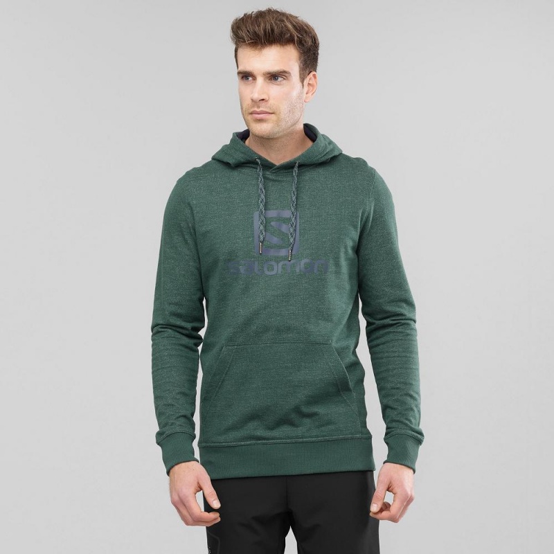 Salomon Shift Hoodie M Hættetrøje Herre Grøn | 53064-PCAM