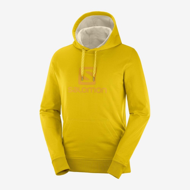 Salomon Shift Hoodie M Hættetrøje Herre Gul | 72083-LFPO