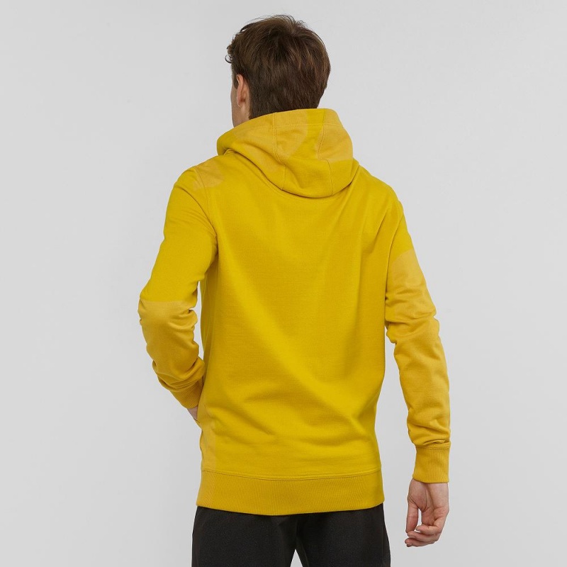 Salomon Shift Hoodie M Hættetrøje Herre Gul | 72083-LFPO