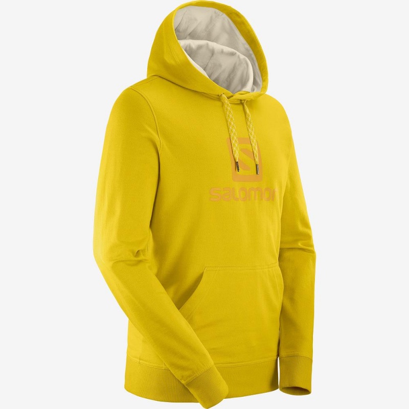 Salomon Shift Hoodie M Hættetrøje Herre Gul | 72083-LFPO