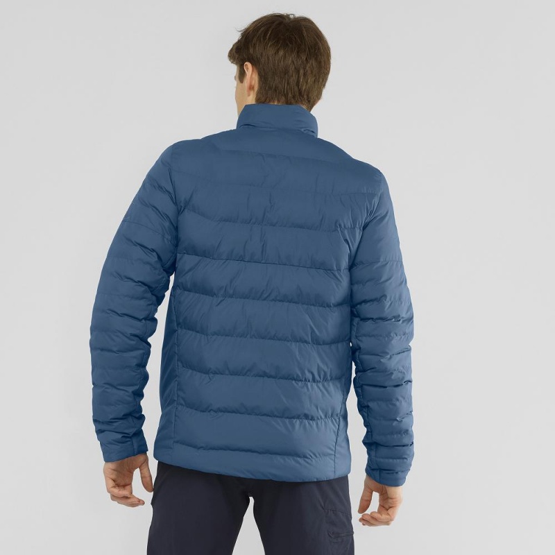 Salomon Sight Storm Jacket M Jakke Herre Mørkeblå | 54926-GZVJ