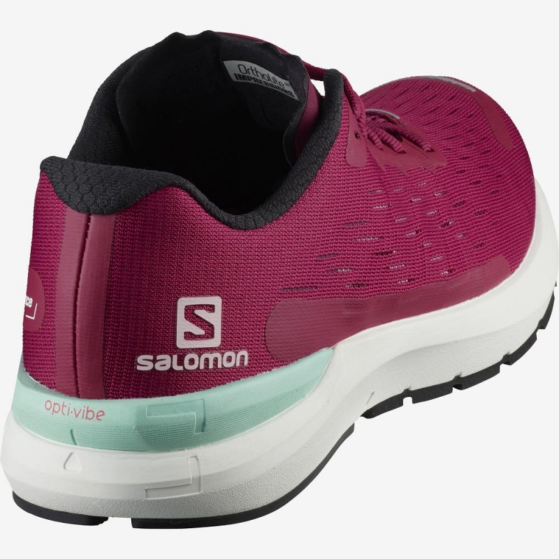 Salomon Sonic 3 Balance W Trail Løbesko Dame Rød | 82451-FRWK