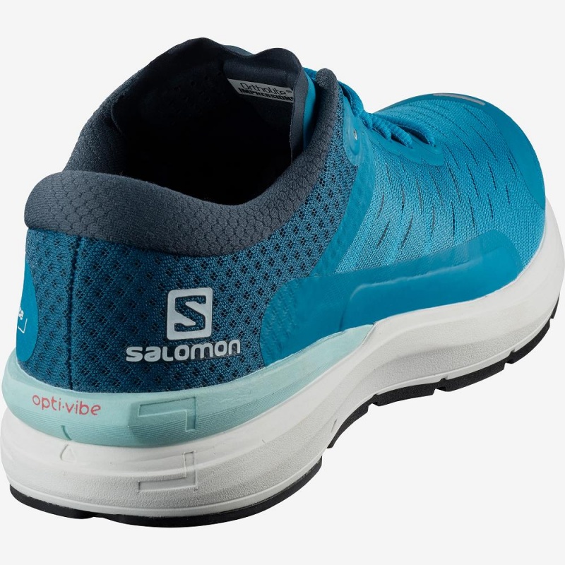 Salomon Sonic 3 Confidence Løbesko Herre Blå | 75302-TOQK