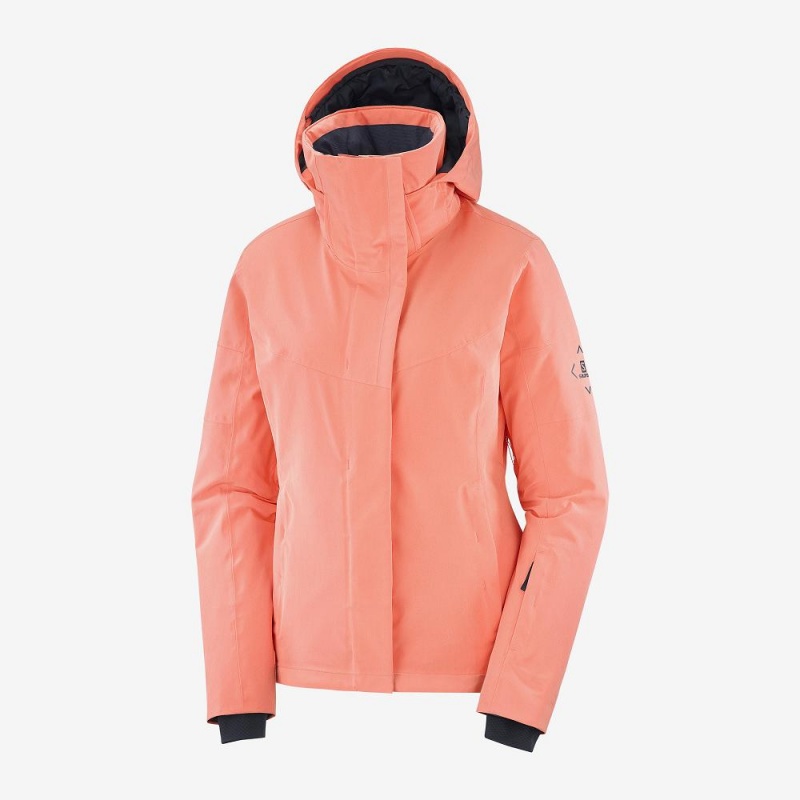 Salomon Speed Skijakker Dame Orange | 46327-RZDE