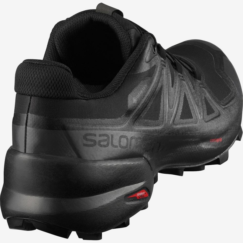 Salomon Speedcross 5 Gore-Tex Trail Løbesko Herre Sort | 74910-BQKR