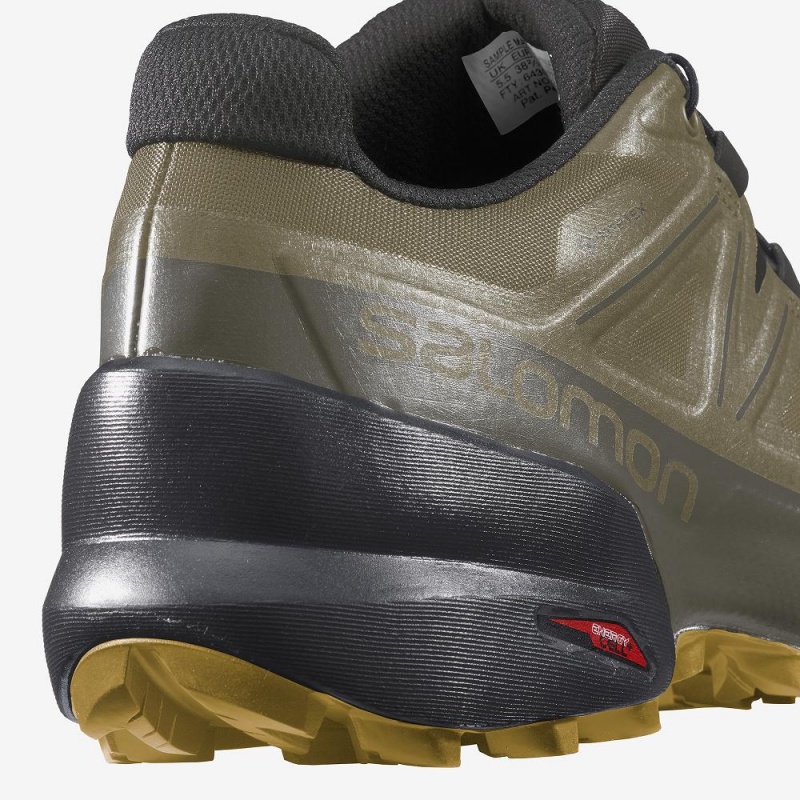 Salomon Speedcross 5 Gore-Tex Trail Løbesko Herre Grøn | 24571-AEIV