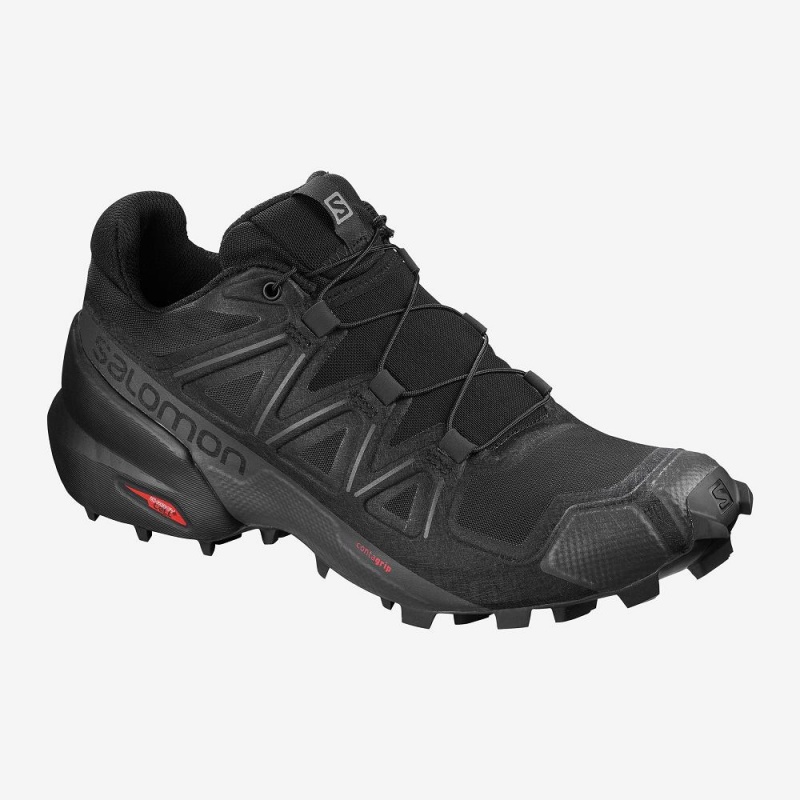 Salomon Speedcross 5 Trail Løbesko Dame Sort | 75321-EWLZ