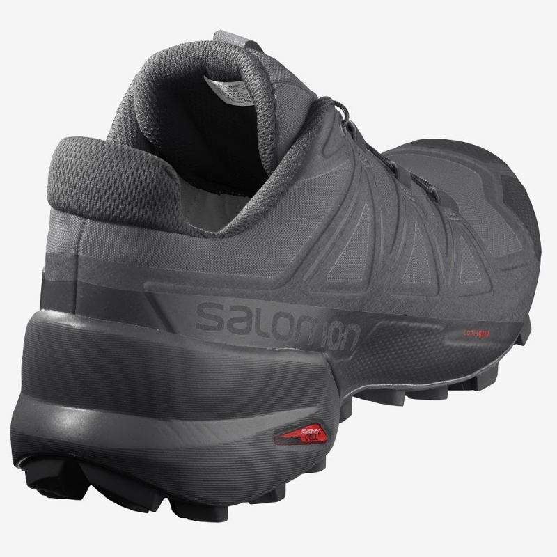 Salomon Speedcross 5 Trail Løbesko Herre Gray | 59124-HFEC