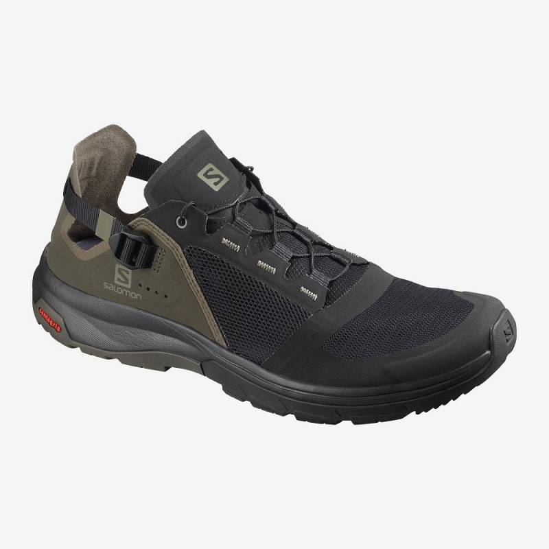 Salomon Tech Amphib 4 Badelatschen Herre Sort | 76318-WCUO