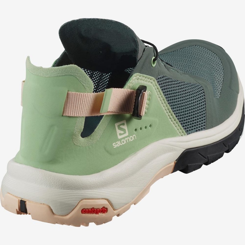 Salomon Tech Amphib 4 W Badelatschen Dame Grøn | 09573-SICA