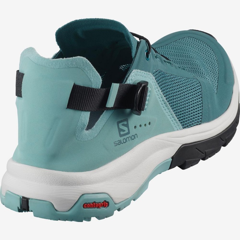 Salomon Tech Amphib 4 W Badelatschen Dame Blå | 43817-QKXU