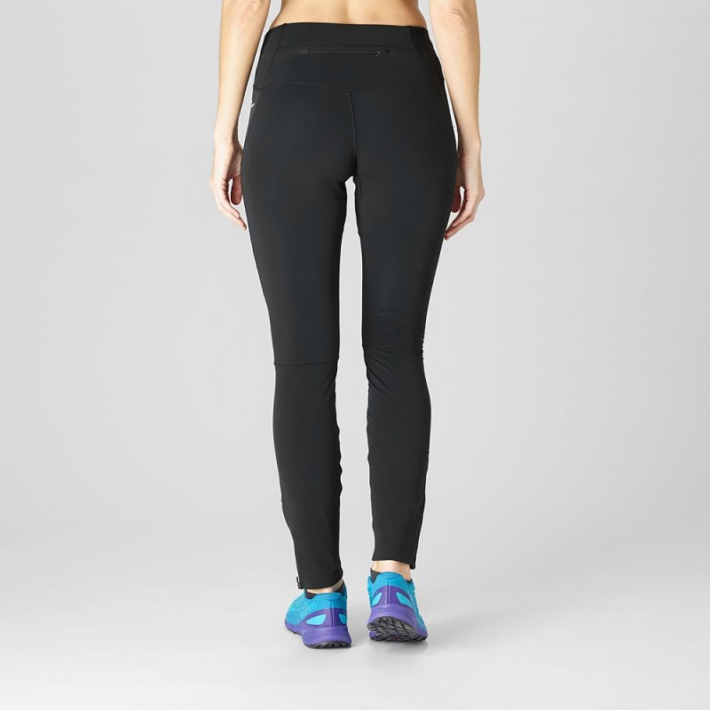 Salomon Trail Runner Ws Tight W Tights Dame Sort | 97186-DKIC