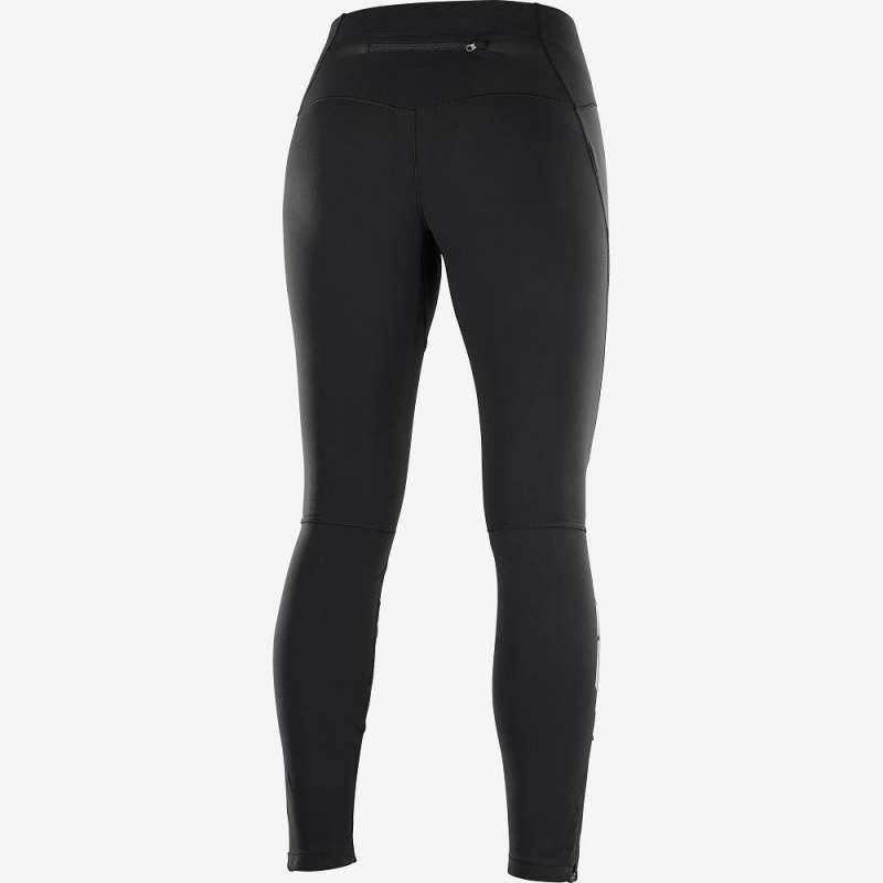 Salomon Trail Runner Ws Tight W Tights Dame Sort | 97186-DKIC