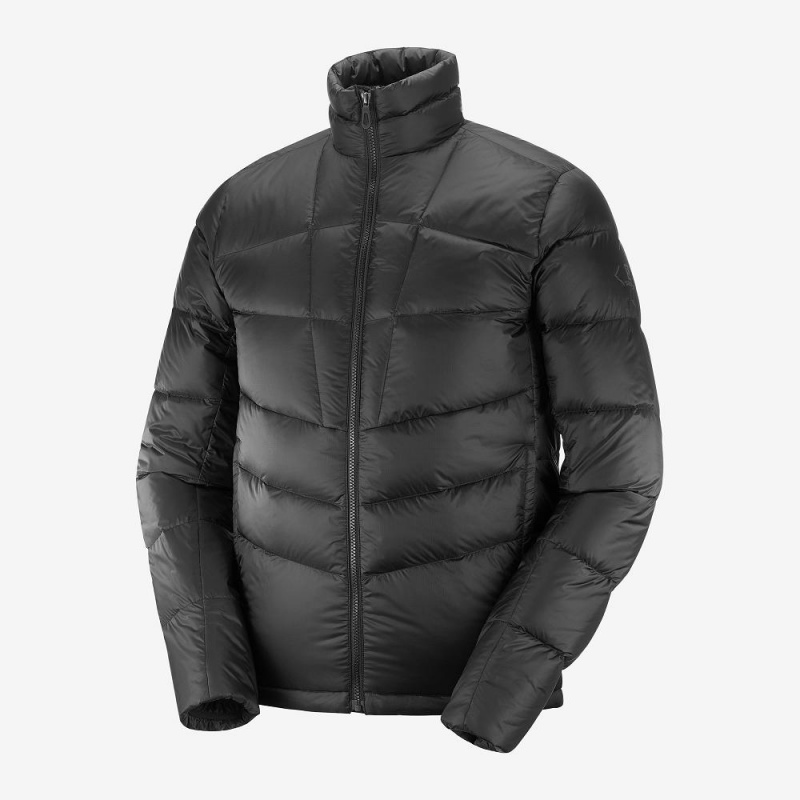 Salomon Transition Down Jacket M Jakke Herre Sort | 70145-NMUO