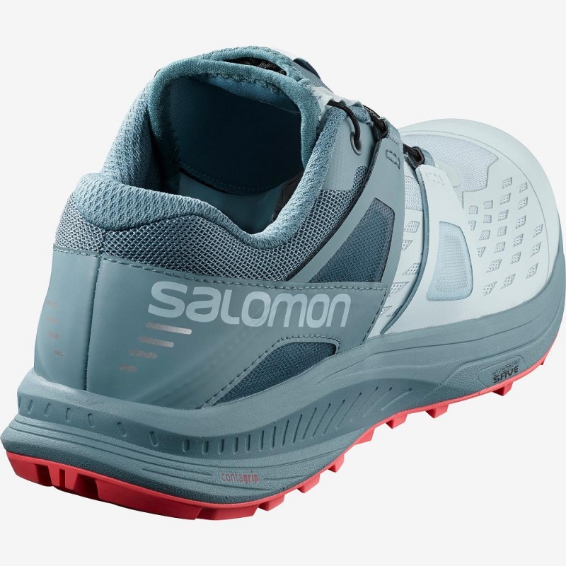 Salomon Ultra W Pro Trail Løbesko Dame Blå | 03276-JBIG