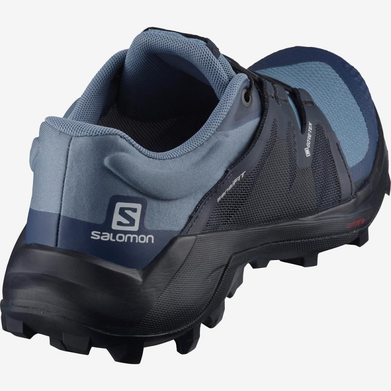 Salomon Wildcross Gtx Trail Løbesko Dame Blå | 07945-MCXJ