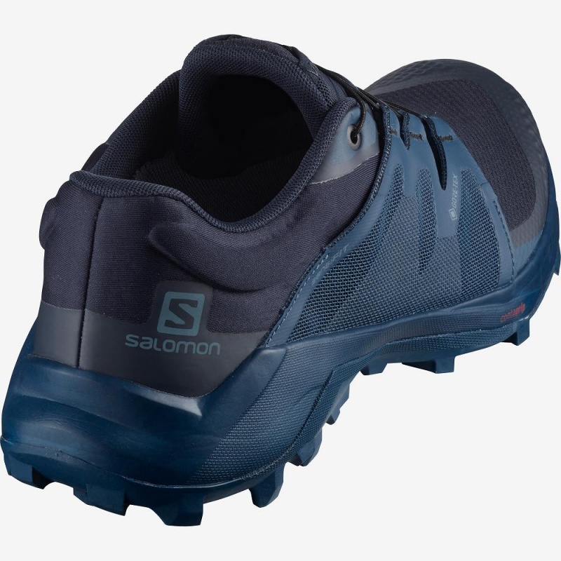 Salomon Wildcross Gtx Trail Løbesko Herre Mørkeblå | 76102-YMZE