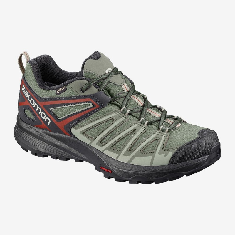 Salomon X Crest Gore-Tex Trekking Herre Grøn | 41938-EQFA