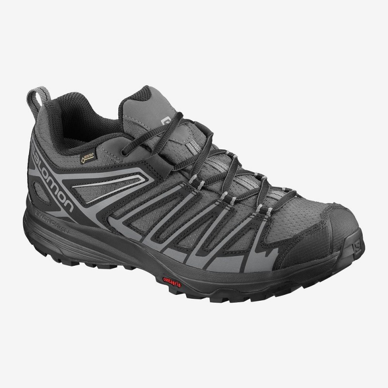 Salomon X Crest Gore-Tex Trekking Herre Sort | 60178-REQL