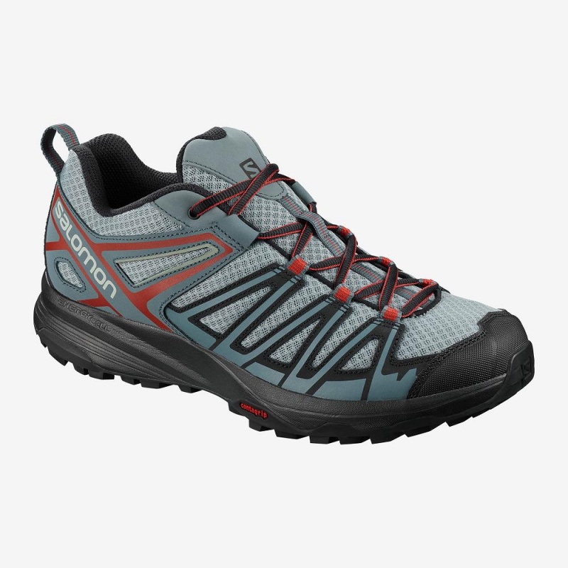 Salomon X Crest Trekking Herre Grøn | 95780-NBKL