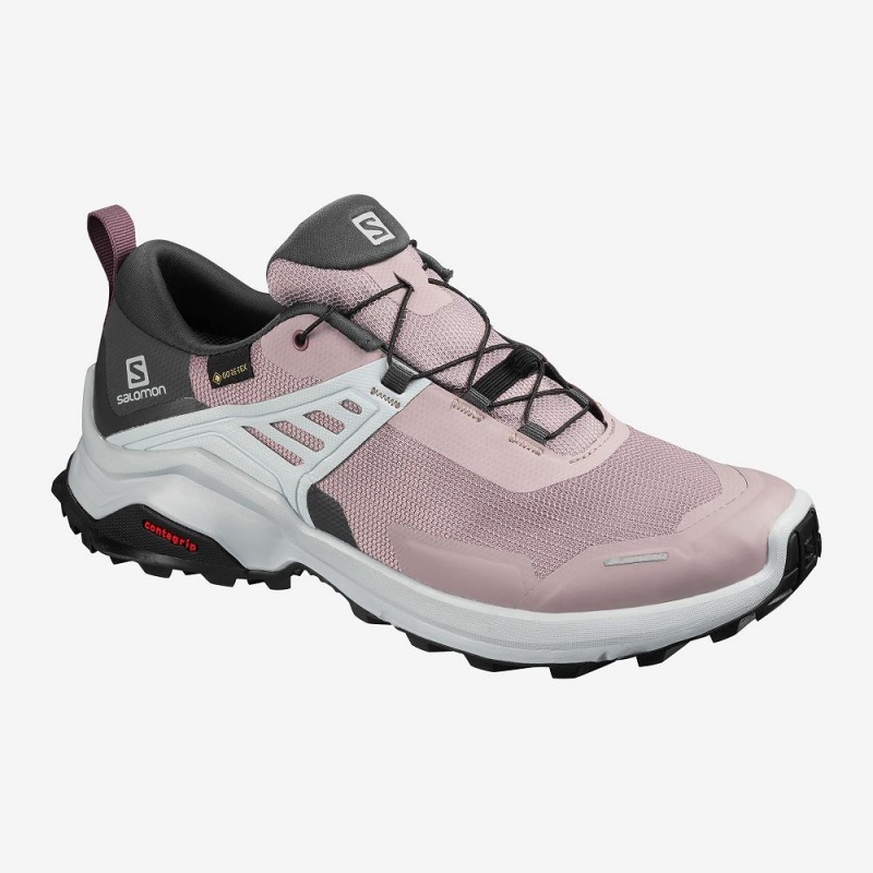 Salomon X Raise Gore-Tex Trekking Dame Lyserød | 25681-LRGV