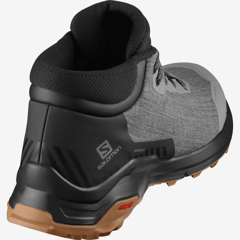 Salomon X Reveal Chukka Climasalomon Vandtætte Vinterstøvler Herre Gray | 70431-GVKS