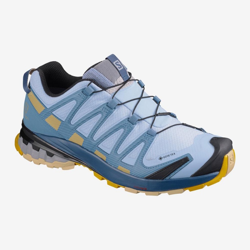 Salomon Xa Pro 3D V8 Gore-Tex Trail Løbesko Dame Blå | 90872-DBRO