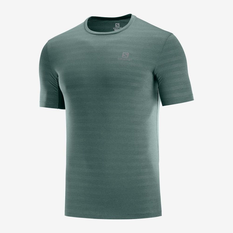 Salomon Xa Tee M Toppe Herre Grøn | 43520-ESAT