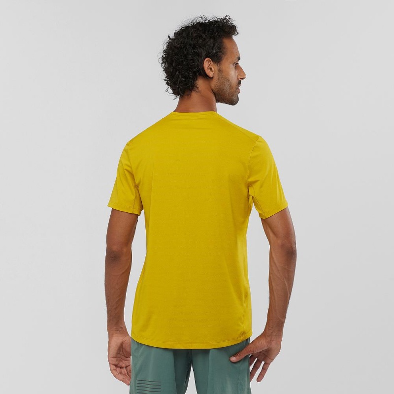 Salomon Xa Tee M Toppe Herre Gul | 30417-FHAX