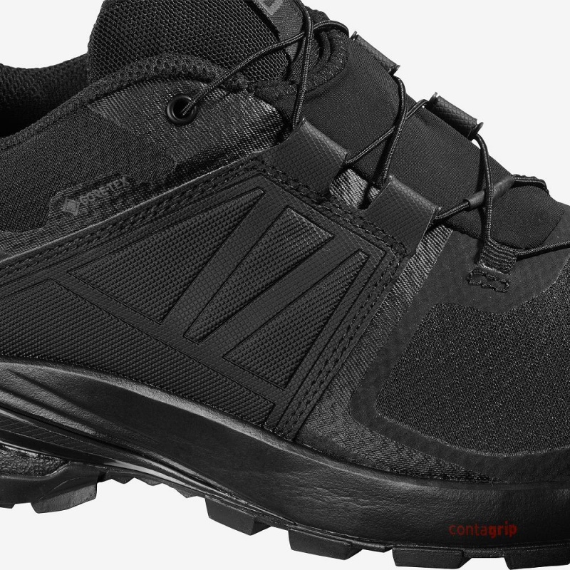 Salomon Xa Wild Gore-Tex Trail Løbesko Dame Sort | 37856-ZNFU