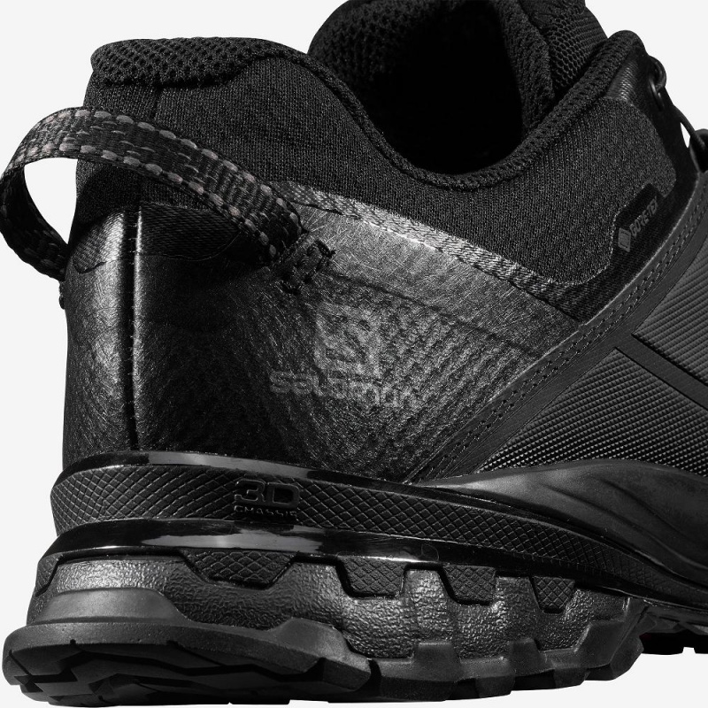 Salomon Xa Wild Gore-Tex Trail Løbesko Dame Sort | 37856-ZNFU