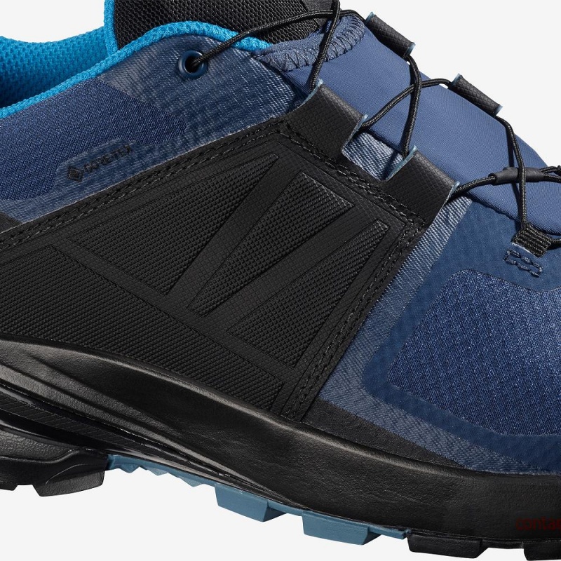 Salomon Xa Wild Gore-Tex Trail Løbesko Herre Blå | 68540-OZKV